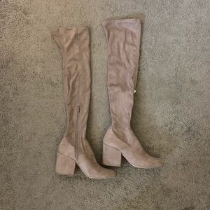 NWT DV by Dolce Vita Over the Knee Taupe Boots